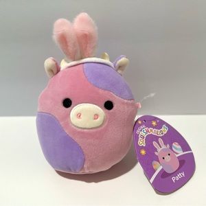 Patty the Cow 4” with bunny ears Easter Squishmallows 2024